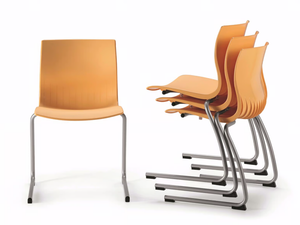 WEBBY 336 - Cantilever stackable plastic chair - Chair by TALIN