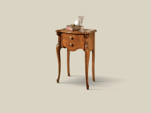 5420 - Rectangular wooden bedside table with drawers - Side table by Tarocco Vaccari Group
