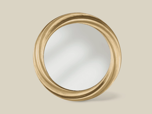 SP9110 - Round framed wooden mirror - Accessories by Tarocco Vaccari Group