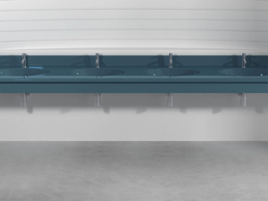 OVAL PLTO4 - Wall-mounted Pietraluce® washbasin - Washbasin by Technova