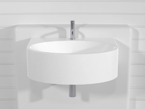 YOUNG LATMY - Wall-mounted Pietraluce® washbasin - Washbasin by Technova