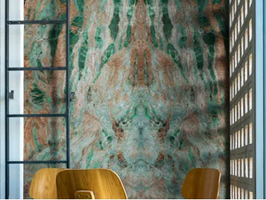 AMAZZONIA - Marble effect nonwoven wallpaper - Wallpaper by Tecnografica