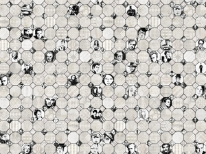 CROISETTE - Motif wallpaper - Wallpaper by Tecnografica