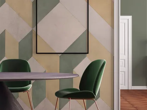 CUBOLIBRE - Geometric nonwoven wallpaper - Wallpaper by Tecnografica