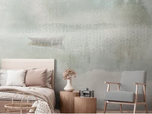 DELTA - Landscape nonwoven wallpaper strip - Wallpaper by Tecnografica