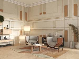 ELLA - Geometric nonwoven wallpaper - Wallpaper by Tecnografica