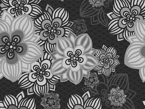 GIAPPO FLOREALE - Wallpaper with floral pattern - Wallpaper by Tecnografica