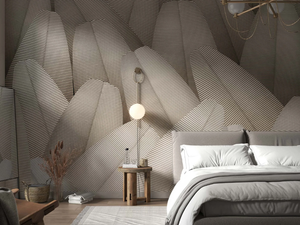 HONDURAS - Nonwoven wallpaper with floral pattern - Wallpaper by Tecnografica