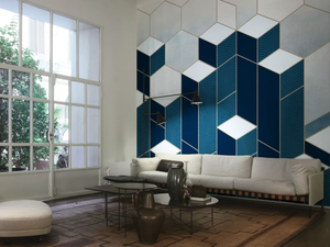 JIMI - Geometric nonwoven wallpaper - Wallpaper by Tecnografica