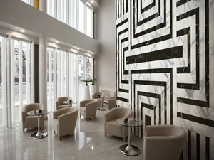 MARMARA - Marble effect nonwoven wallpaper - Wallpaper by Tecnografica