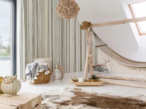 MILIA - Marble effect nonwoven wallpaper - Wallpaper by Tecnografica