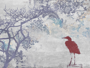 RONIN RELOADED - Wallpaper with floral pattern - Wallpaper by Tecnografica