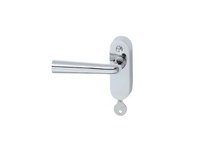 FERDINAND KRAMER - Window handle on rose with lock - Finishes accessories by TECNOLUMEN®