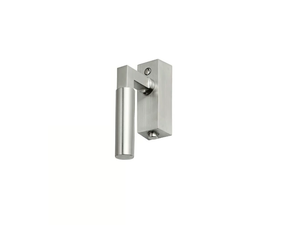 WALTER GROPIUS - Window handle on rose with lock - Finishes accessories by TECNOLUMEN®