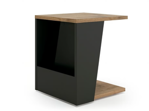 ALBI - Low wooden side table with storage space - Coffee table by Temahome