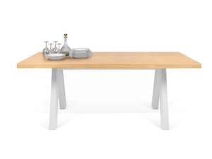 APEX - Rectangular wood veneer dining table - Table by Temahome