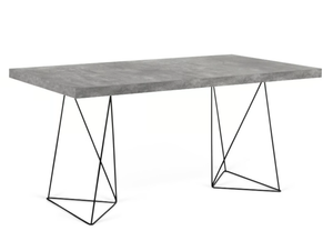 MULTI - Rectangular melamine writing desk - Desk by Temahome