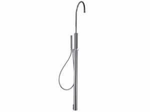 C0 - Wall-mounted brass shower panel with hand shower - Shower panel by Tender rain