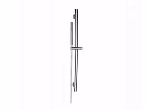 Elliptical-section sliding bar - Brass shower wallbar with hand shower - Shower by Tender rain