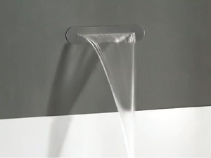 MEGARA - Wall-mounted stainless steel waterfall spout - Tap by Tender rain