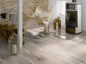 F09 OAK HORIZON GREY - Laminate flooring with wood effect - Floor plank by Ter Hürne
