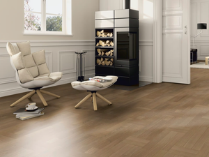 P04 OAK TERRA BROWN - 3 layers oak parquet - Floor plank by Ter Hürne