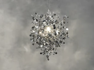 ARGENT N95 - Halogen metal pendant lamp - Ceiling lamp by Terzani