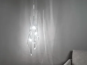 CALLE - Halogen crystal pendant lamp - Ceiling lamp by Terzani