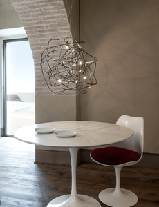 DOODLE - LED nickel pendant lamp - Ceiling lamp by Terzani