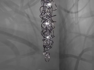 DOODLE VERTICAL - LED metal pendant lamp - Ceiling lamp by Terzani