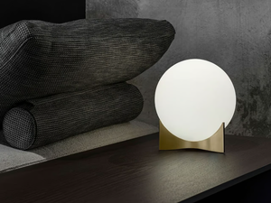 OSCAR - LED glass and brass table lamp - Table lamp by Terzani