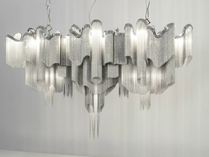 STREAM - Halogen metal pendant lamp - Ceiling lamp by Terzani