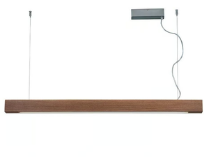 AVENUE - Ceiling mounted wooden linear lighting profile - Accessories by Terzo Light