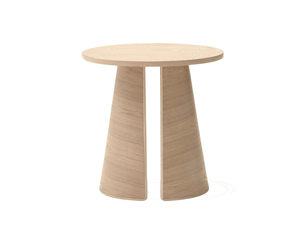 CEP - Round wooden coffee table - Coffee table by TEULAT