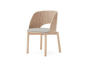 DAM - Wooden chair with integrated cushion - Accessories by TEULAT