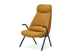 DINS - Polyester armchair high-back - Armchair by TEULAT