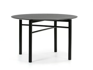 JUNCO - Round veneer and rubberwood table - Table by TEULAT