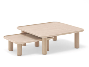 NEST - Low wooden coffee table - Coffee table by TEULAT