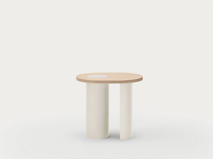 NORI - Oval wooden coffee table - Coffee table by TEULAT
