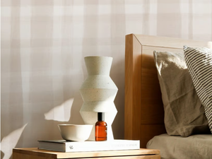 CHECK II - Check washable wallpaper - Wallpaper by Texturae