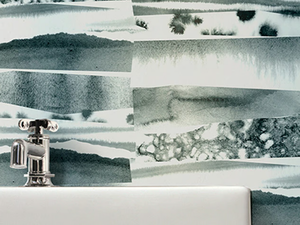 DÜHNEN PATTERN - Motif washable wallpaper - Wallpaper by Texturae