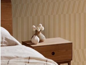 KARIBU DIAGONAL - Striped washable wallpaper - Wallpaper by Texturae