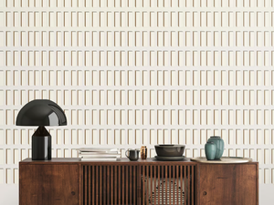 OPUS SECTILE V - Geometric panoramic wallpaper - Wallpaper by Texturae