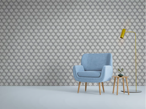 SCALES - Geometric washable wallpaper - Wallpaper by Texturae