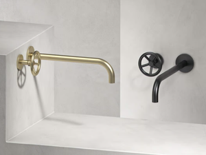 BROOKLYN - 2 hole wall-mounted washbasin tap - Tap by The Watermark Collection