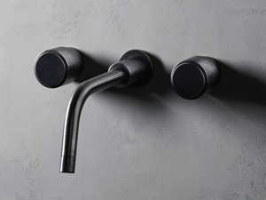 SENSE - 3 hole wall-mounted washbasin tap - Tap by The Watermark Collection