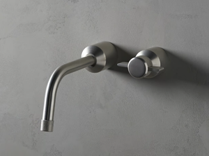 URBANE - 2 hole wall-mounted washbasin tap - Tap by The Watermark Collection