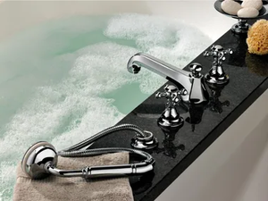 CHARLESTON - Rim mounted bath/shower mixer with inverter - Tap by THG Paris