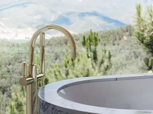 ESTRELA - Free-standing bath/shower mixer - Tap by THG Paris