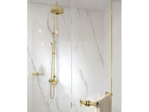 LES ONDES - Thermostatic shower, 2 functions with shower column - Shower by THG Paris